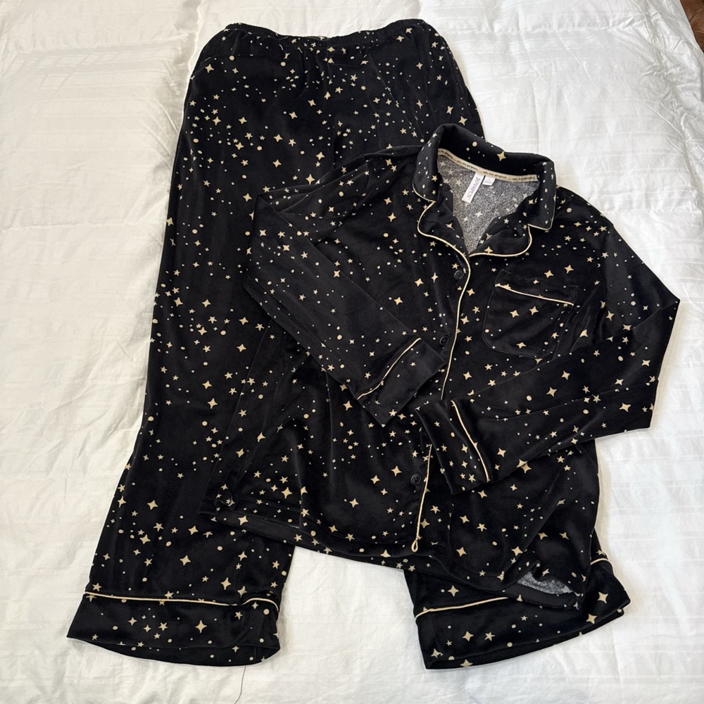 Women’s Joyspun Starry Night velour Pajamas
